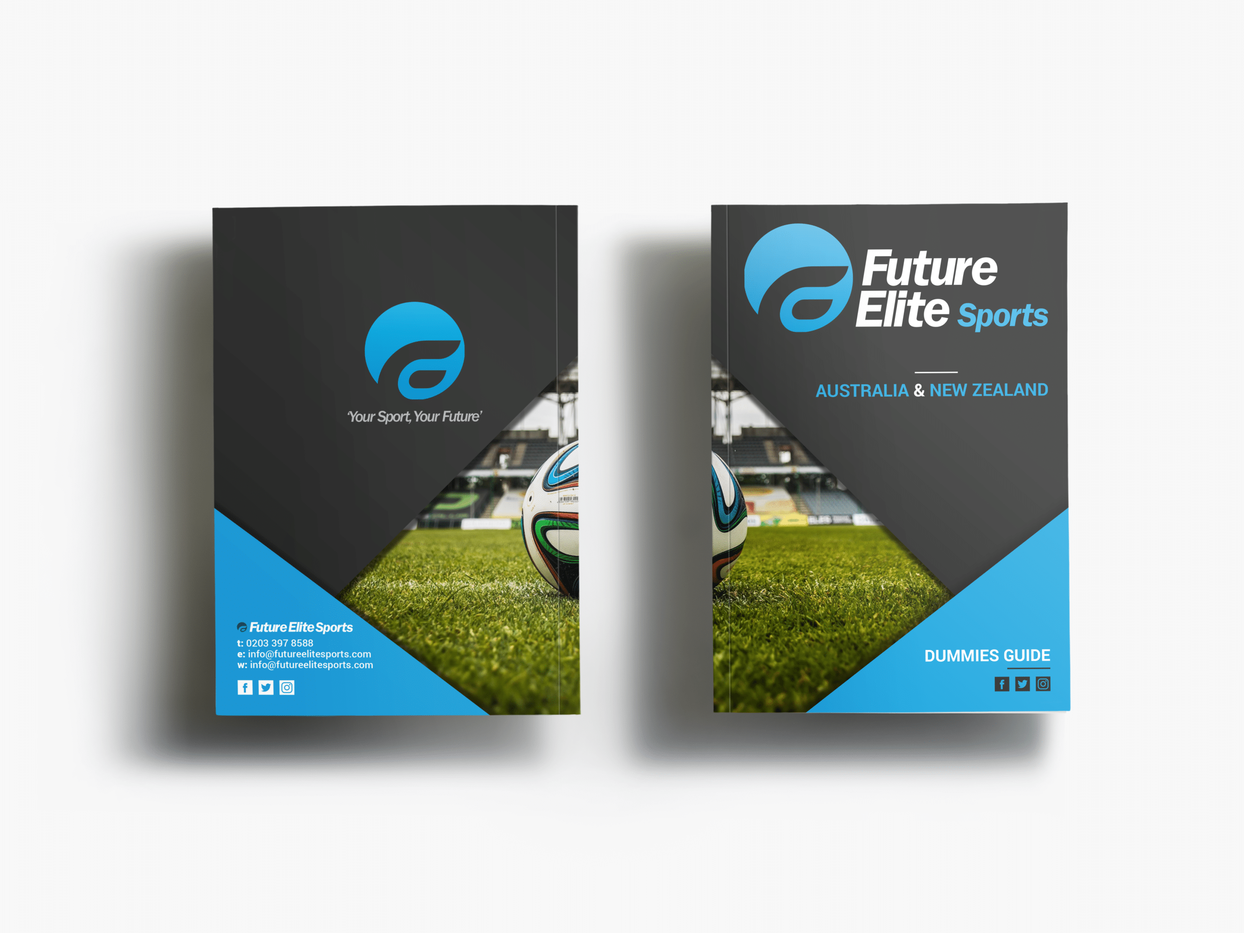 Brochure Design for Future Elite - A Dummies Guide To Australia & New Zealand