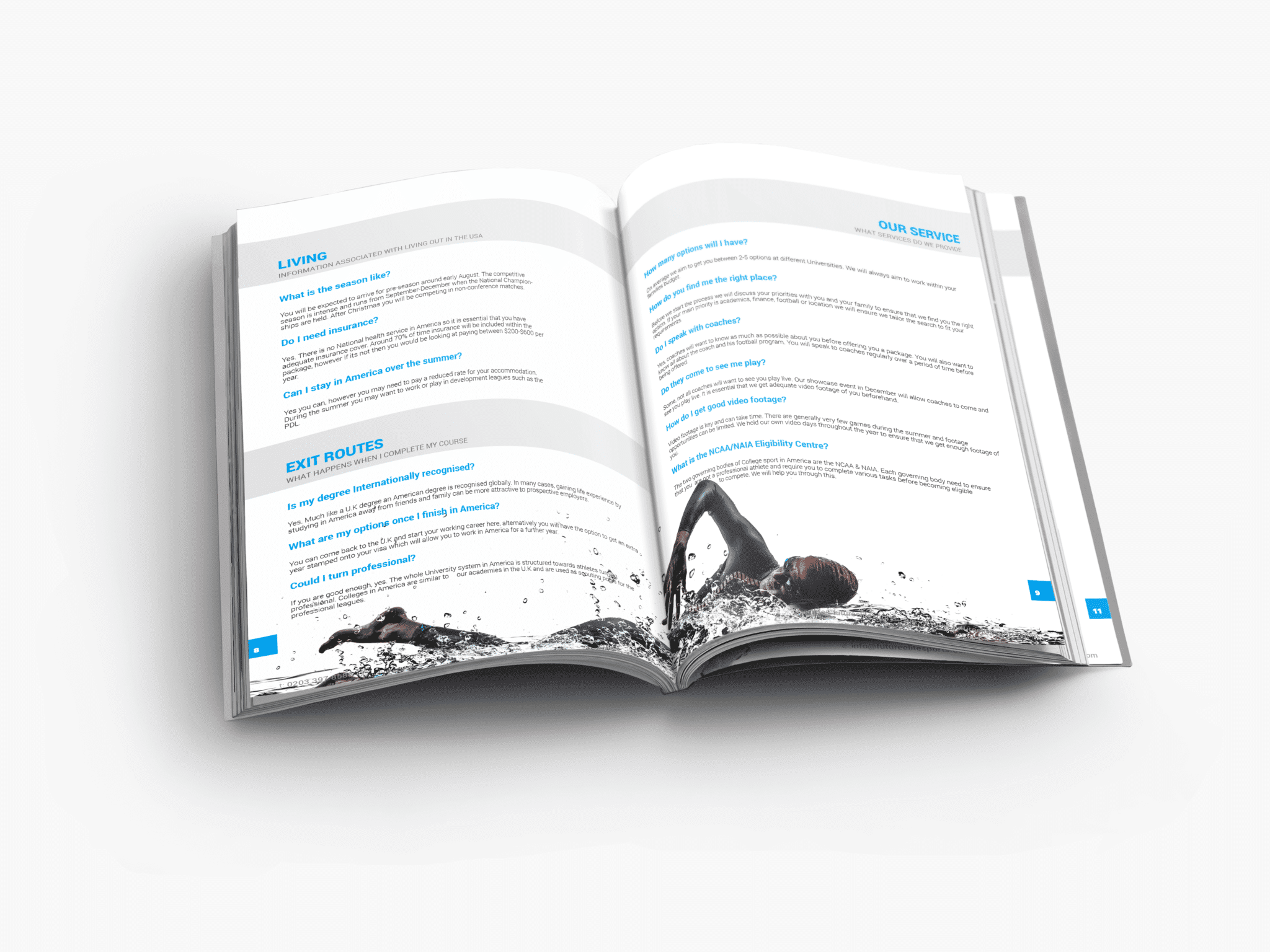 Design of new Brochure - Future Elite Sports