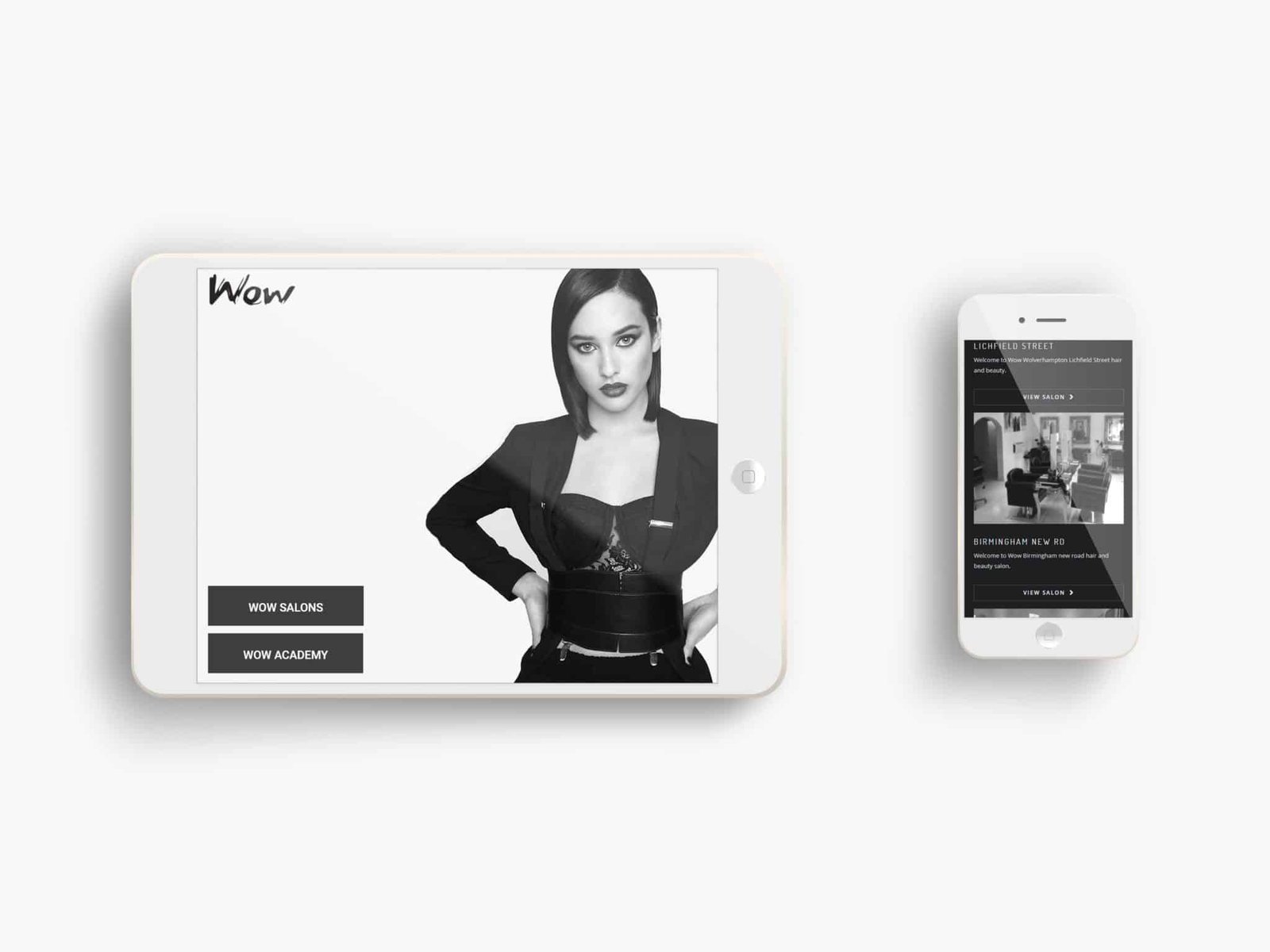 Website Design for Wow Hair - Diablos Designs